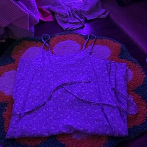 Wonder Nation Purple floral dress